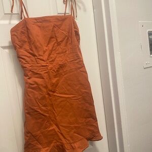 cute orange dress